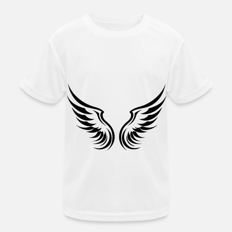 Silhouette de symbole d’ailes T-shirt sport Enfant