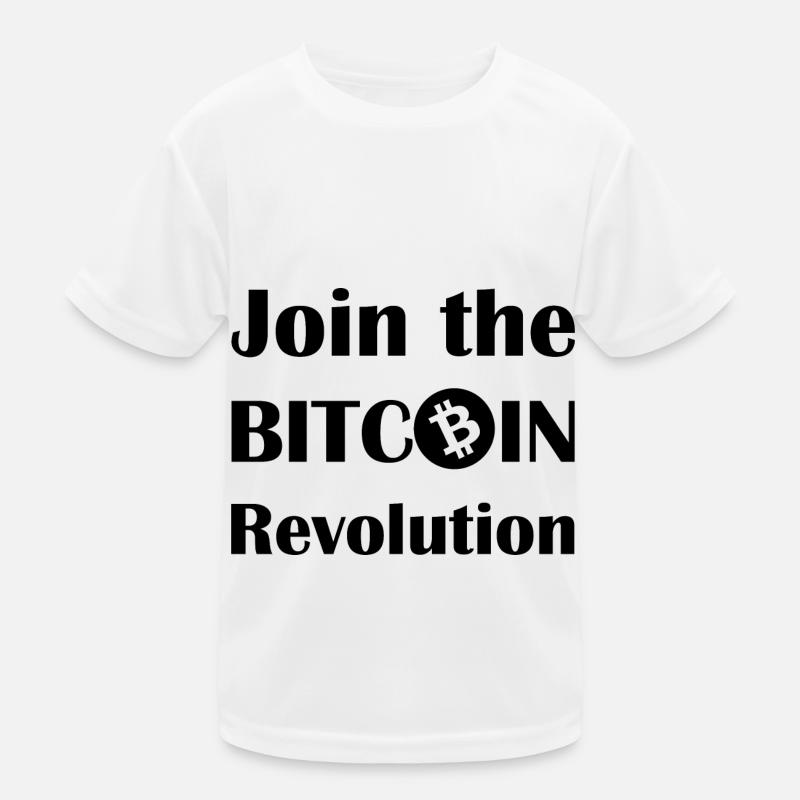 La révolution financière du bitcoin T-shirt sport Enfant
