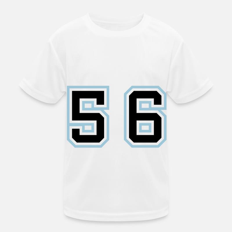 56 Number Symbol Kids Functional T-Shirt