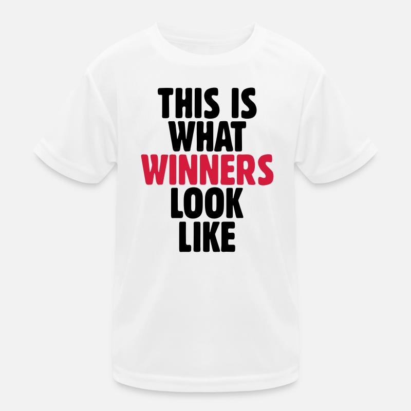 This is what winners look like Kinder Funktions-T-Shirt