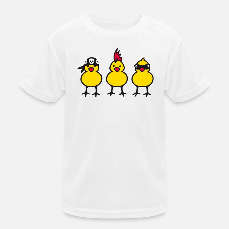 Three Chicks Kinder Funktions-T-Shirt