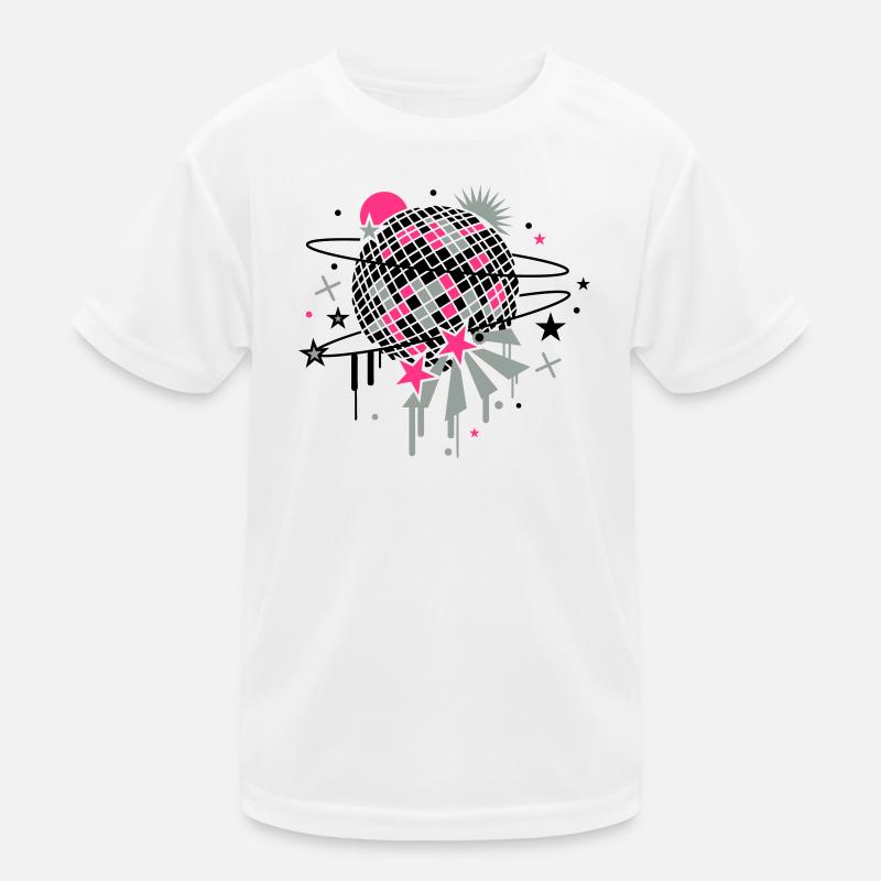 Disco Kugel Kinder Funktions-T-Shirt
