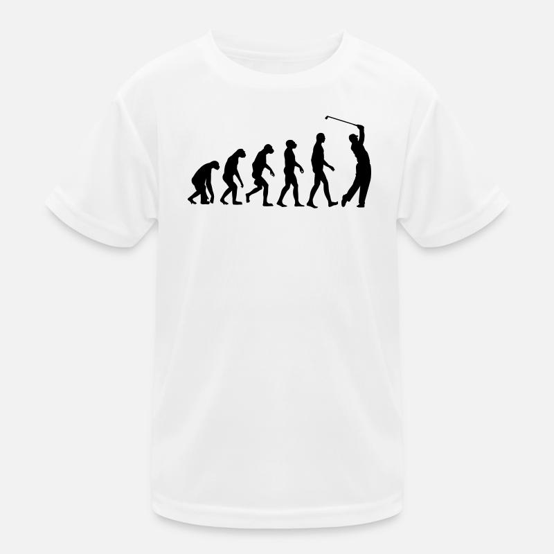 Golf Golf Evolution - T-shirt sport Enfant - blanc