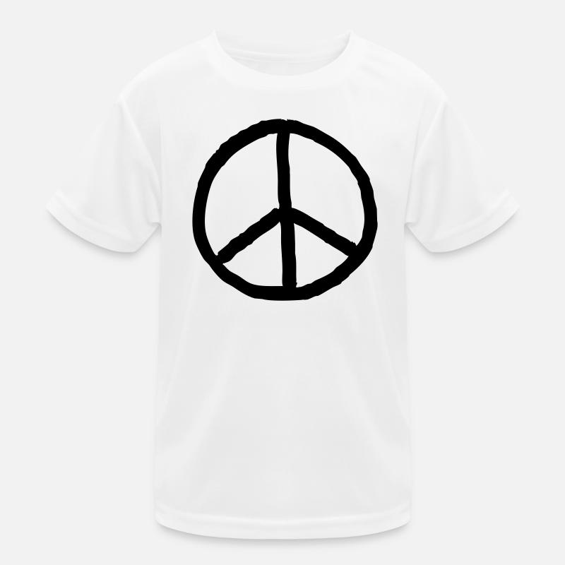 Friedenszeichen Kinder Funktions-T-Shirt