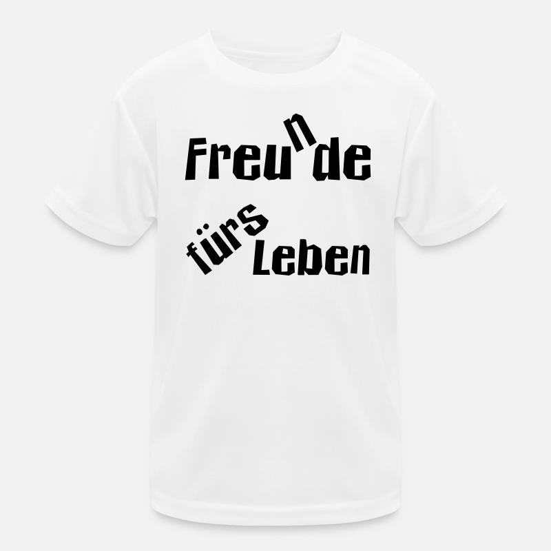 Freu(n)de fürs Leben Kinder Funktions-T-Shirt