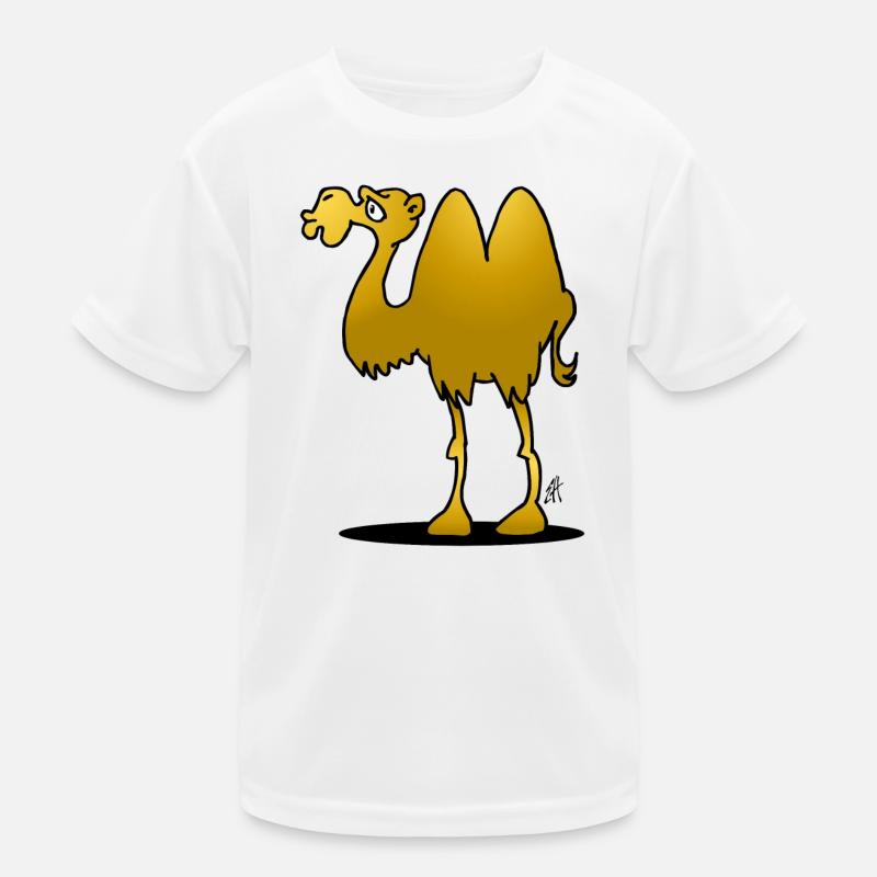 Kamel Kinder Funktions-T-Shirt