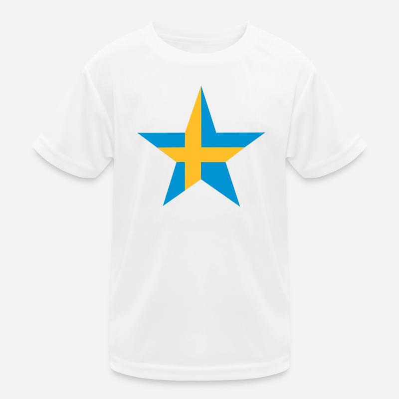 Schwedische Stern Kinder Funktions-T-Shirt