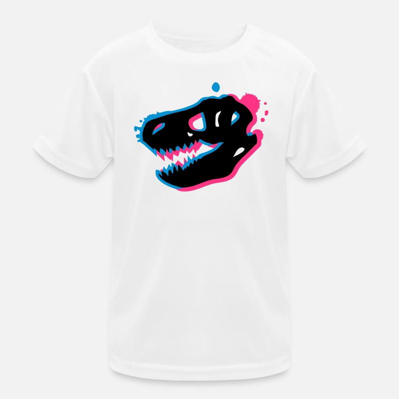 Un T-Rex crâne de 3-D T-shirt sport Enfant