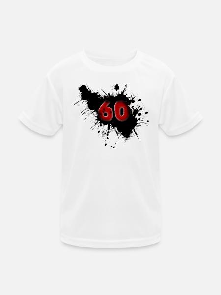 60th birthday - Kids Functional T-Shirt - white - Front