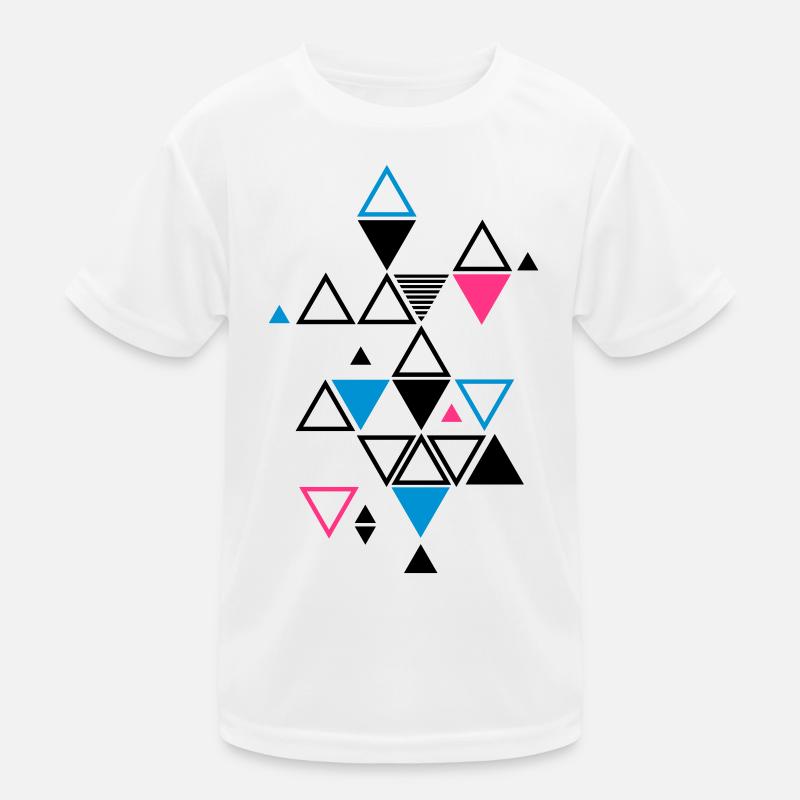 grafisches Muster Kinder Funktions-T-Shirt