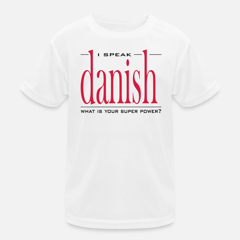 Super Power Danish Kinder Funktions-T-Shirt