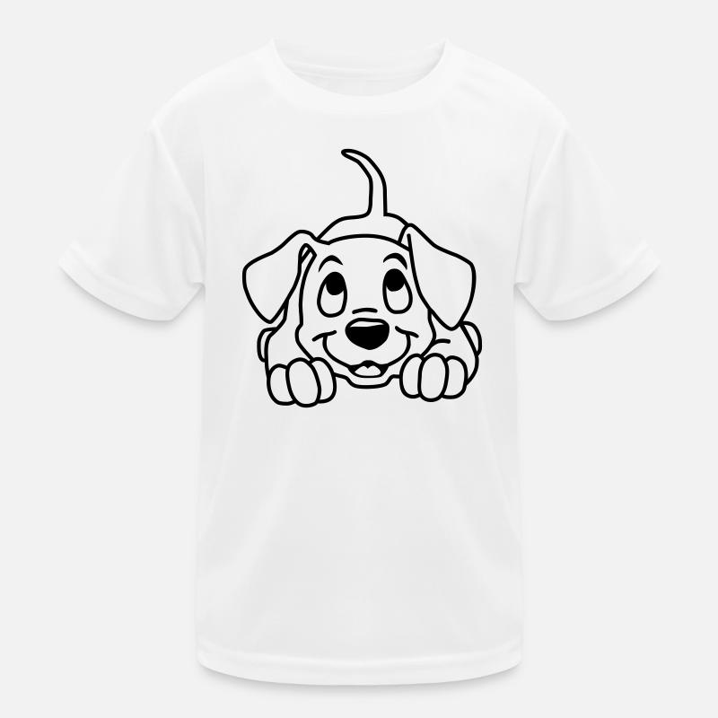 Ein kleiner Welpe Kinder Funktions-T-Shirt