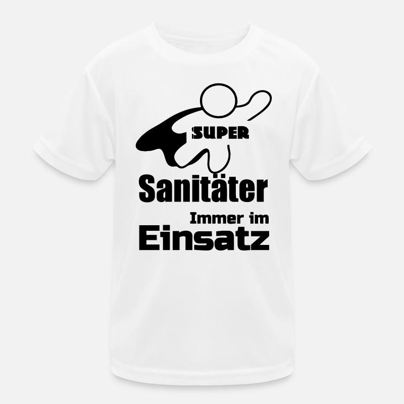 Super Sanitäter Geschenk Kinder Funktions-T-Shirt