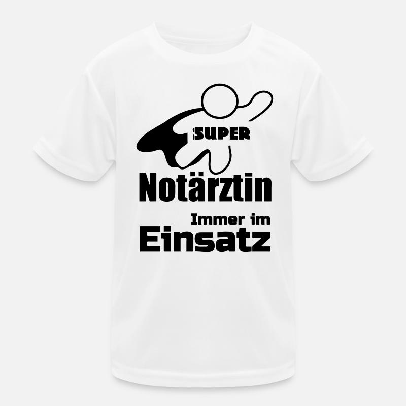 Super Notärztin Geschenk Kinder Funktions-T-Shirt