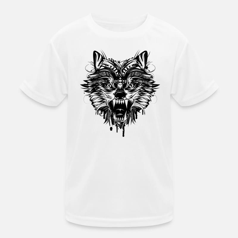 dangerous wolf Kids Functional T-Shirt