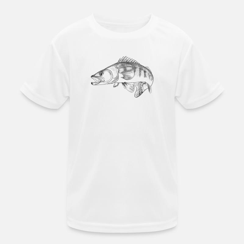 pike-perch Kids Functional T-Shirt