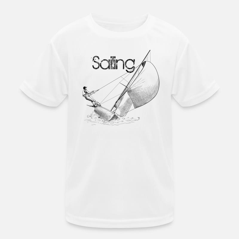 Segelsport Kinder Funktions-T-Shirt