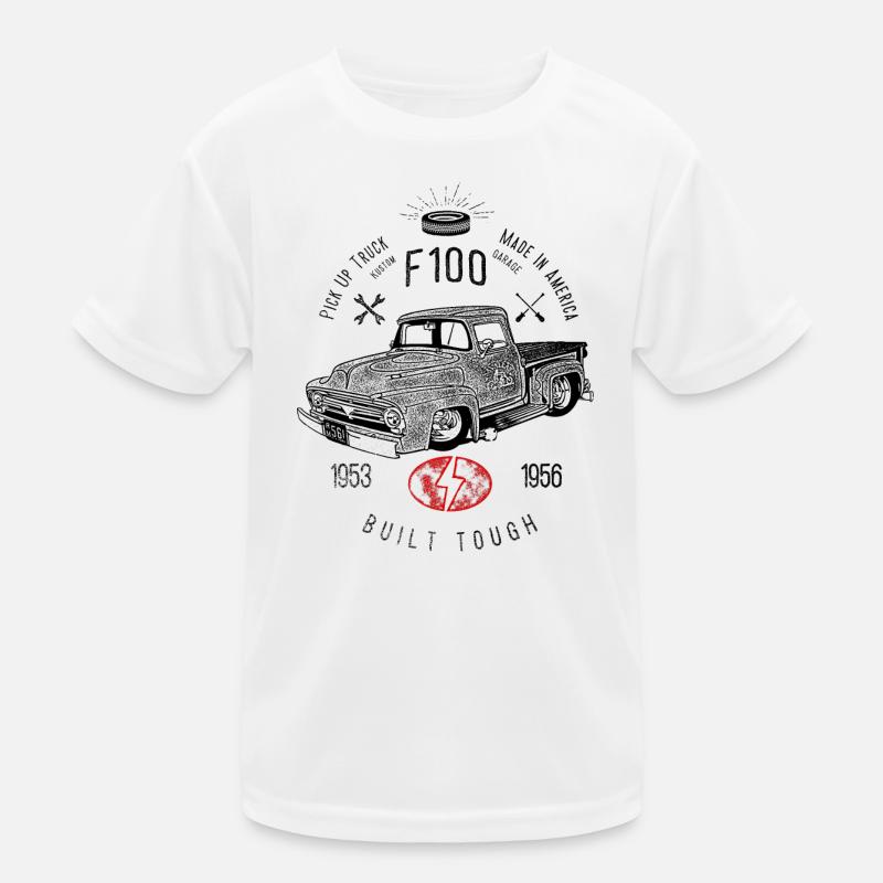 F100 Built Tough, Vintage Kinder Funktions-T-Shirt