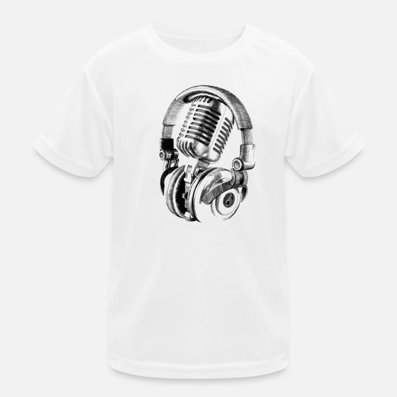 Mikrophon Kinder Funktions-T-Shirt