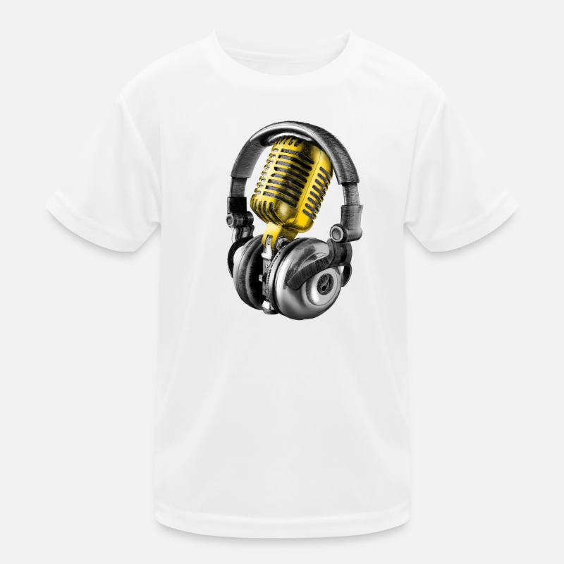 Microphone Kids Functional T-Shirt