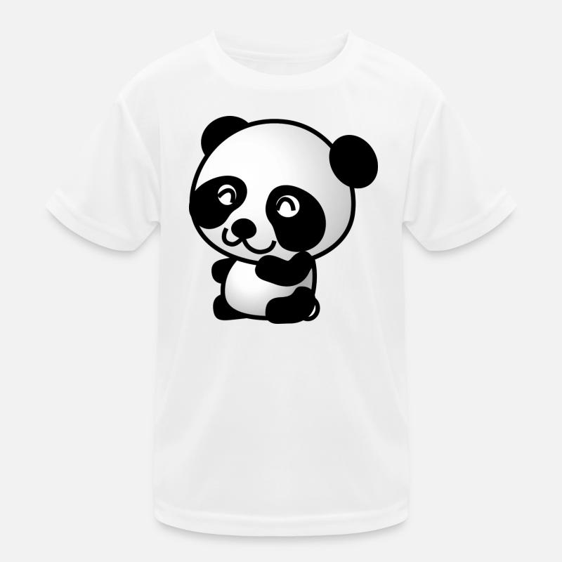 Cute Panda Kids Functional T-Shirt