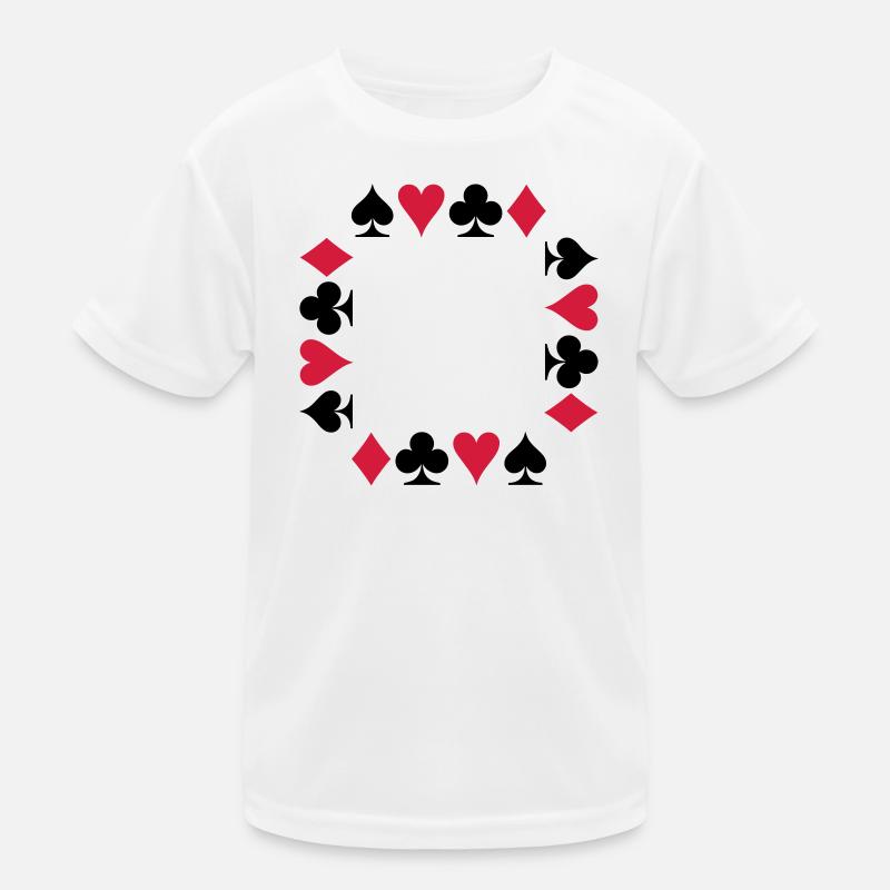 Poker (V) Kids Functional T-Shirt