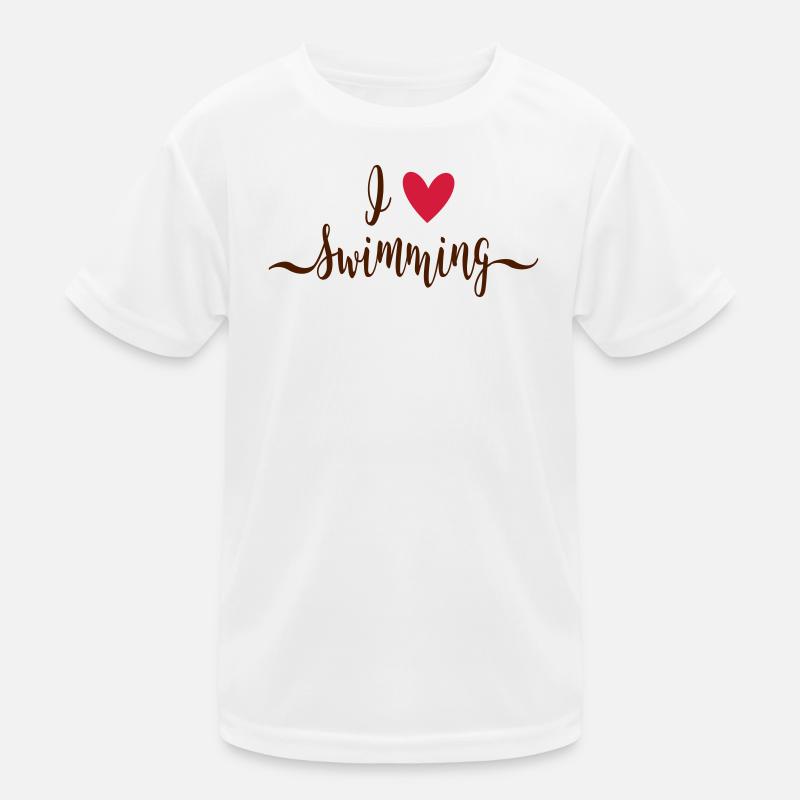schwimmen Kinder Funktions-T-Shirt