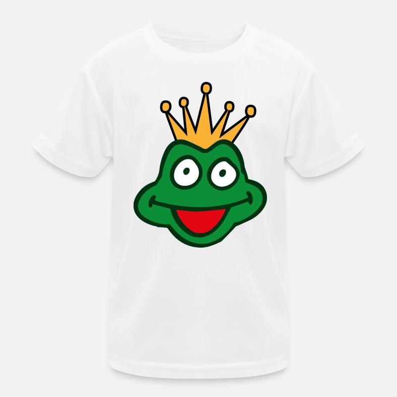 Froschkönig Kinder Funktions-T-Shirt