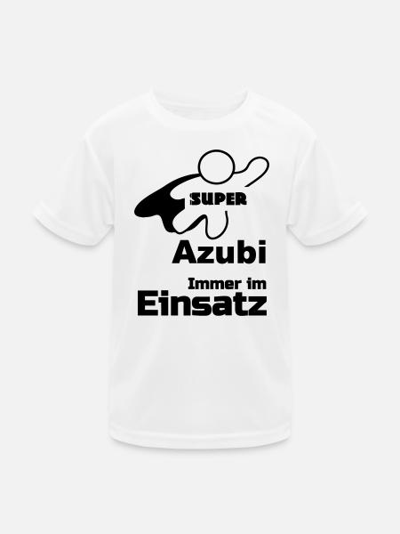Super Azubi Geschenk - Kinder Funktions-T-Shirt - Weiß
