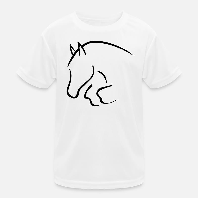 Springpferd Kinder Funktions-T-Shirt