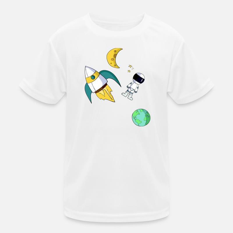 Weltall Kinder Funktions-T-Shirt