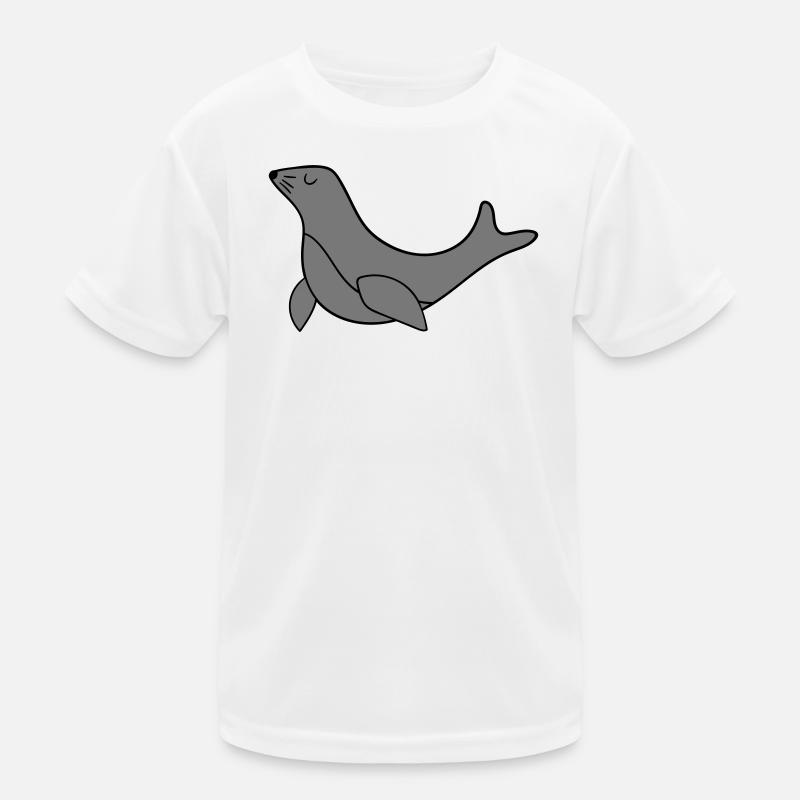 Seelöwe Kinder Funktions-T-Shirt