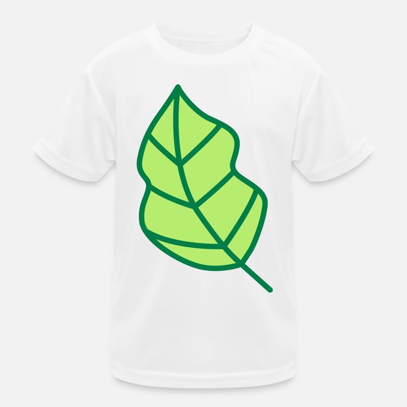Blatt Kinder Funktions-T-Shirt