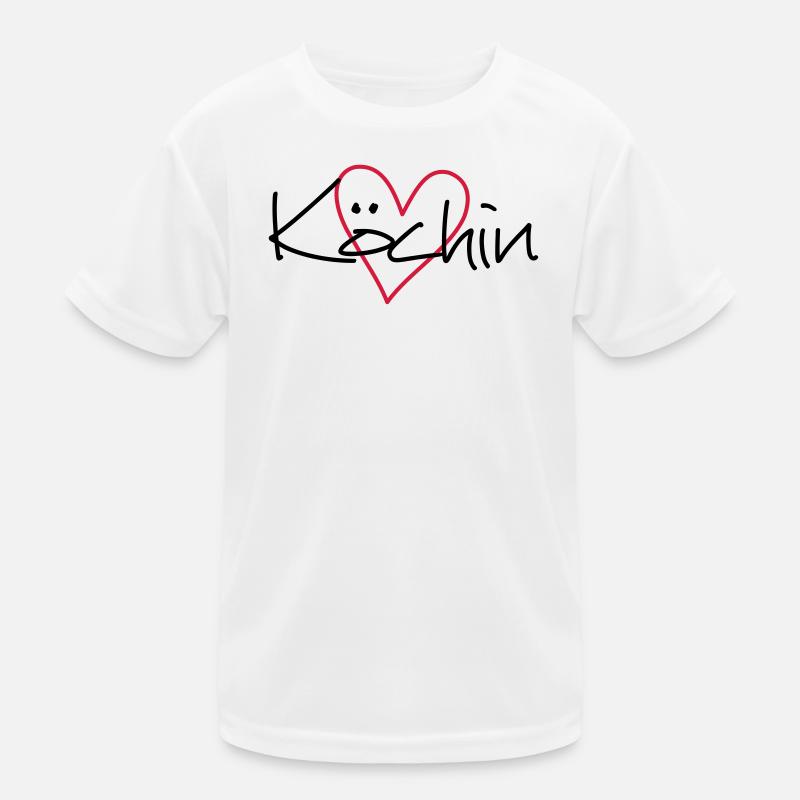 Cook heart hobby chef kitchen gift idea Kids Functional T-Shirt