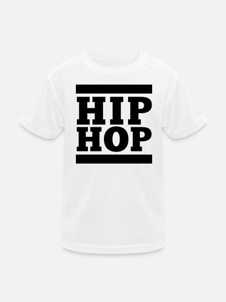 HIP HOP, Das hat mit Hip Hop nichts zu tun - Kinder Funktions-T-Shirt - Weiß - Vorne