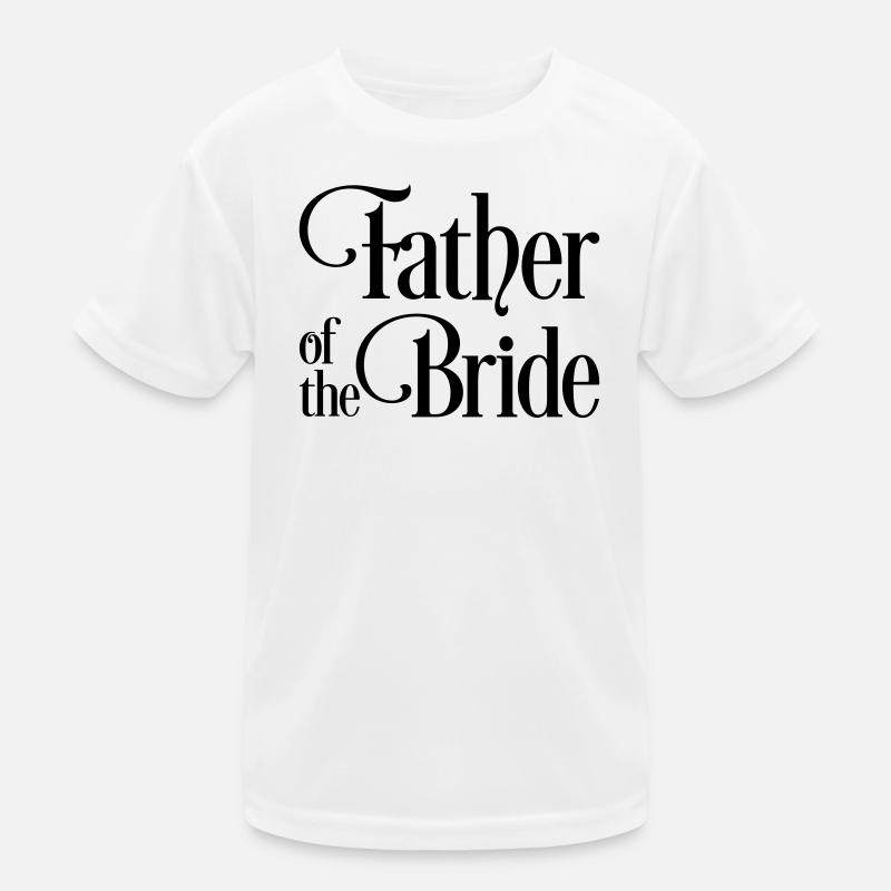 Vater der Braut Kinder Funktions-T-Shirt