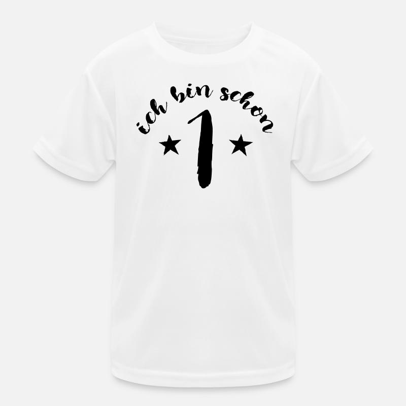 Ich bin schon 1 - T-Shirt Kinder Funktions-T-Shirt