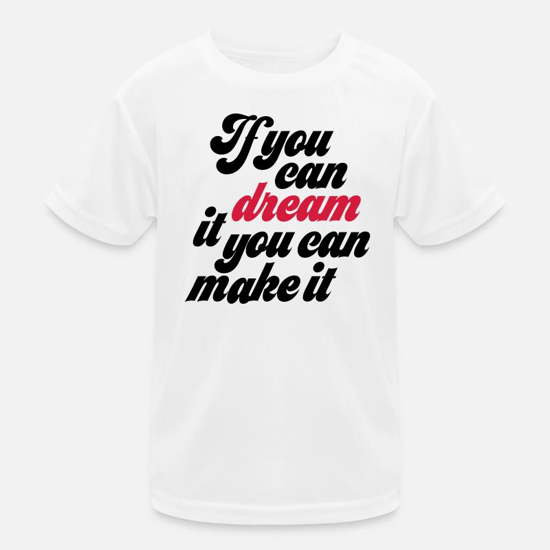 motivation - Kids Functional T-Shirt - white