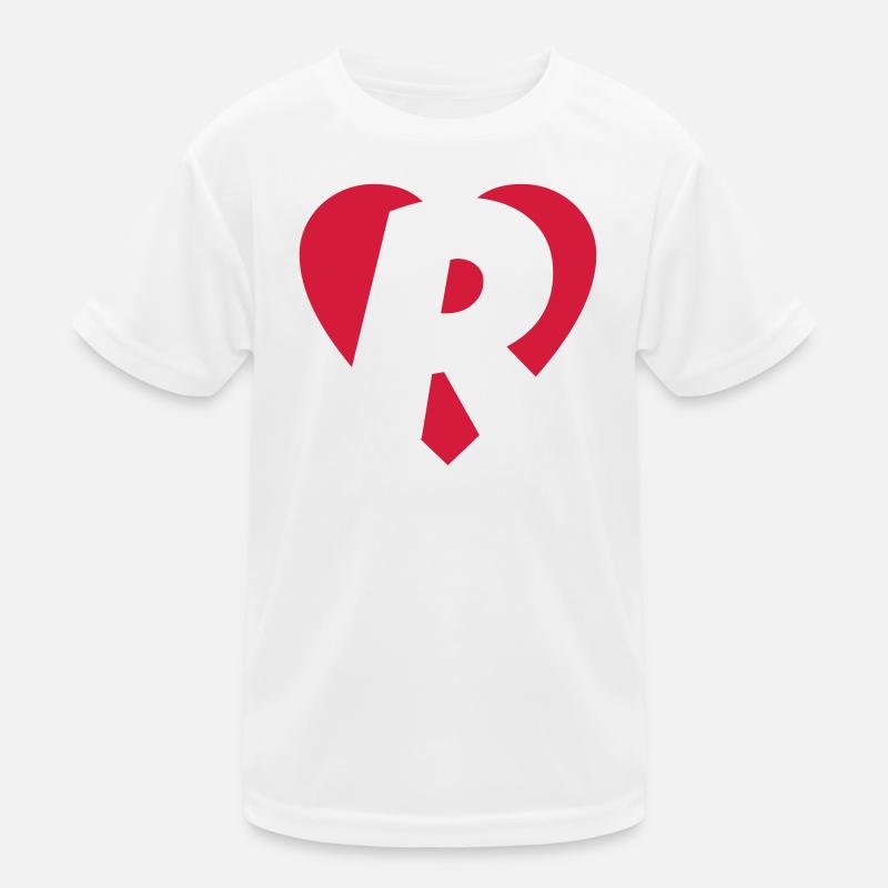 Heart R - I love R Kids Functional T-Shirt