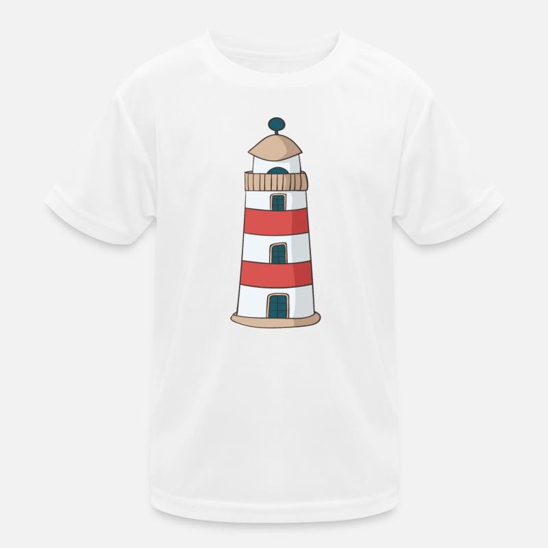 Leuchtturm Kinder Funktions-T-Shirt