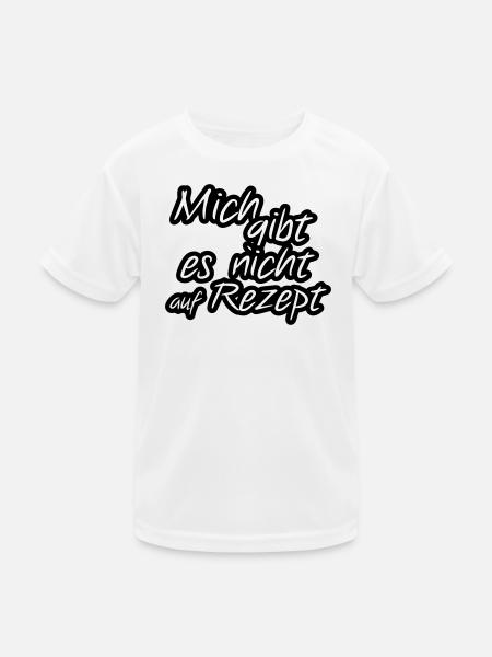 Nur auf Rezept Arzt, Arzthelferin, Fun, Geschenk - Kinder Funktions-T-Shirt - Weiß - Vorne