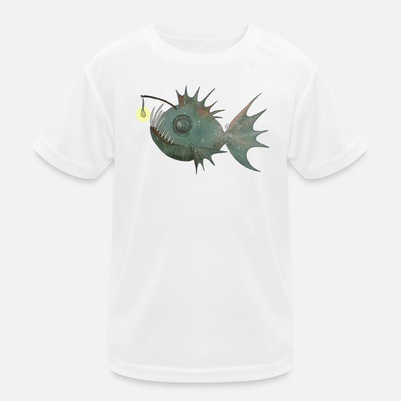Anglerfisch Kinder Funktions-T-Shirt
