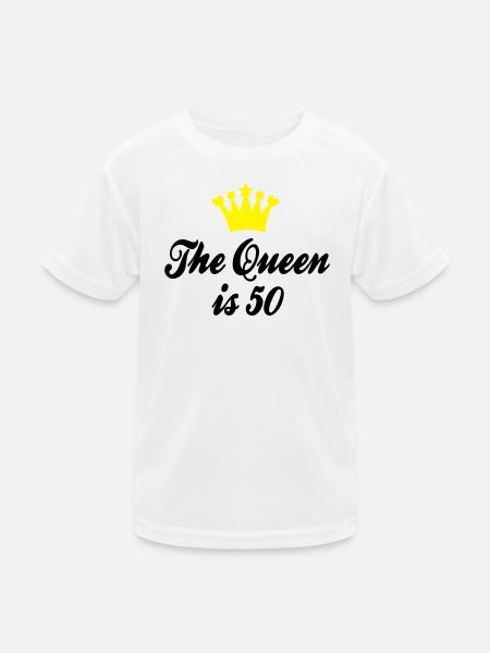 50th birthday - Kids Functional T-Shirt - white - Front