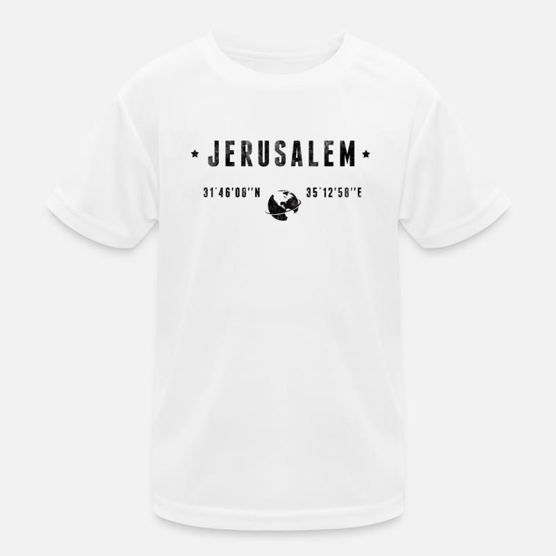 Jérusalem Kinder Funktions-T-Shirt