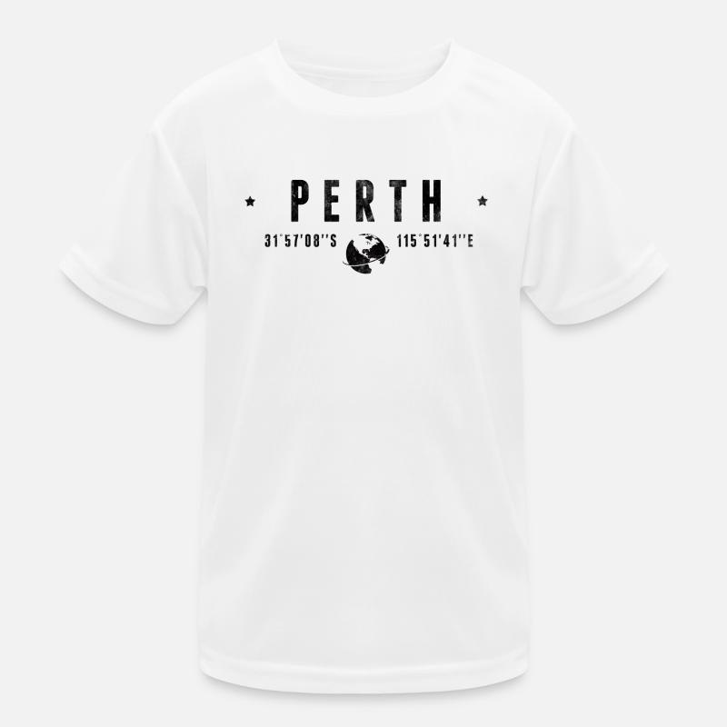 Perth Kinder Funktions-T-Shirt