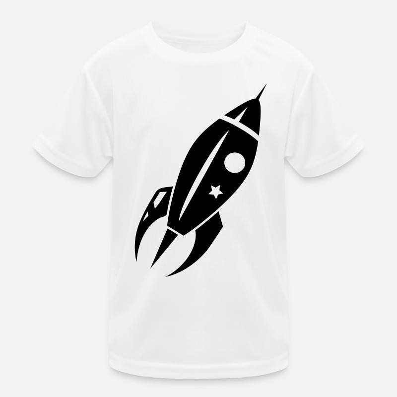 Eine Rakete beim Abflug Kinder Funktions-T-Shirt