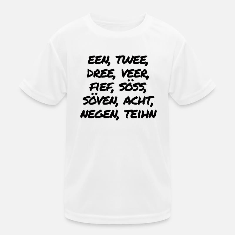 Zahlen Kinder Funktions-T-Shirt