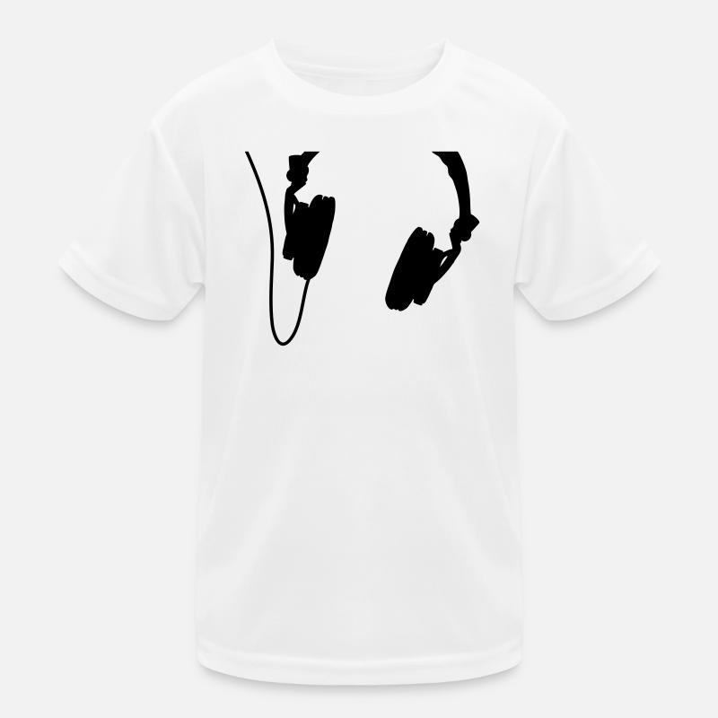 headphones_vector Kids Functional T-Shirt
