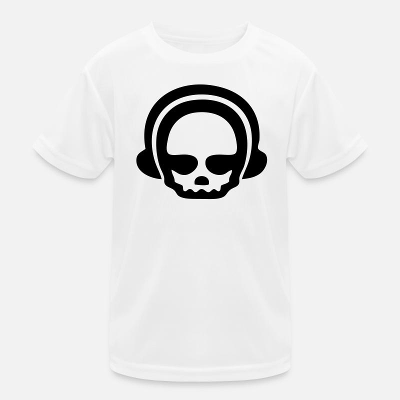Headphone skull 1clr Kinder Funktions-T-Shirt