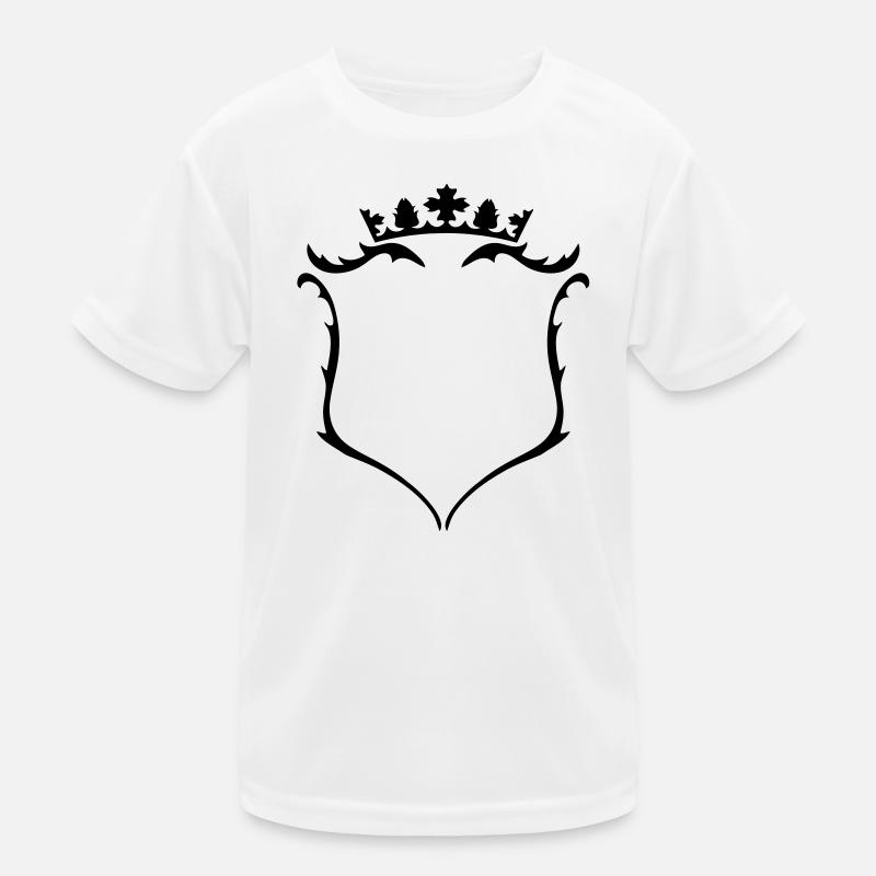 A crest with crown Kids Functional T-Shirt